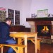 Feu de cheminée au Claret